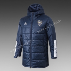 2020-2021 BOCA Juniors Royal Blue Thailand Soccer Coat With Hat-815