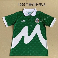 Retro Version 1995 Mexico Green Thailand Soccer Jersey AAA-AY
