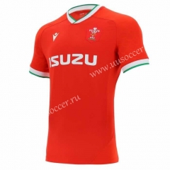2020-2021 Wales Home Red Rugby Shirt