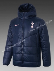 2020-2021 Tottenham Hotspur Royal Blue Thailand Soccer Cotton With Hat-815