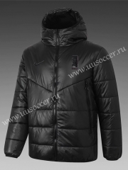 2020-2021 Korea Republic Black Thailand Coat With Hat-815