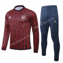 2020-2021 Arsenal Dark Red Thailand Soccer Tracksuit Uniform-GDP