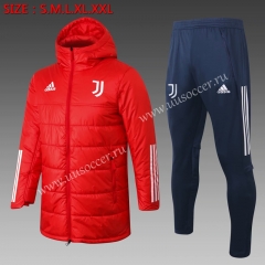 2020-2021 Juventus Red Cotton Uniform With Hat Uniform-815