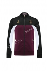 2020-2021 Jordan Paris SG Maroon Training Soccer Jacket -LH