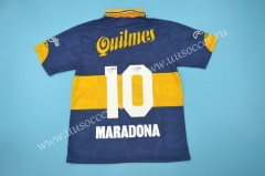 1995-1997  Retro Version Boca Juniors Blue #10 (MARADONA) Thailnad Soccer Jersey-503