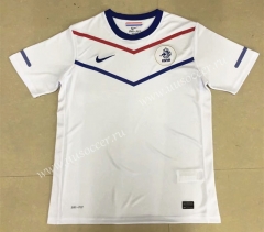 2010 Retro Version Netherlands Away White Thailand Soccer Jersey AAA-HR