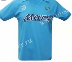 89-90 Retro Special Version Napoli Home Blue Thailand Soccer Jersey AAA-503