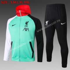 2020-2021 Livepoor Green Soccer Jacket Uniform With Hat-815