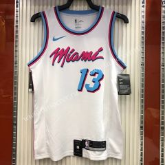 2020-2021 NBA Miami Heat White #13 Jersey-311