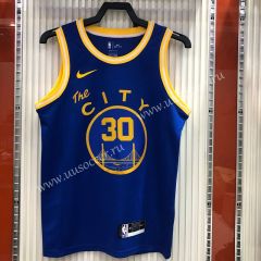 2020-2021 Golden State Warriors Blue #30 Jersey-311
