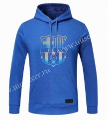2020-2021 Barcelona Light Blue Thailand Tracksuit Top With Hat-CS
