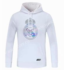2020-2021 Real Madrid White Thailand Tracksuit Top With Hat-CS