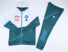 2020-2021 Napoli Light Green Thailand Soccer Jacket Uniform With Hat-CS