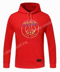 2020-2021 Paris SG Red Thailand Tracksuit Top With Hat-CS