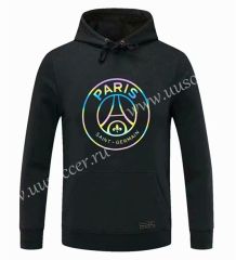 2020-2021 Paris SG Black Thailand Tracksuit Top With Hat-CS