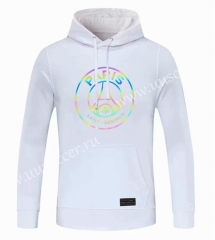 2020-2021 Paris SG White Thailand Tracksuit Top With Hat-CS