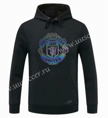 2020-2021 Manchester United Black Thailand Tracksuit Top With Hat-CS