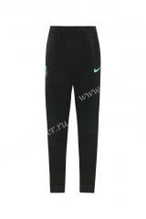 2020-2021 Jordan Barcelona Black With Green logo Soccer Long Pants-LH
