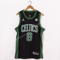 2020-2021 City Version NBA Boston Celtics Black #8 Jersey