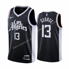 2020-2021 City Version NBA Los Angeles Clippers Black #13 Jersey