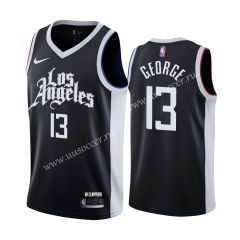 2020-2021 City Version NBA Los Angeles Clippers Black #13 Jersey