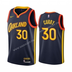 2020-2021 Golden State Warriors Blue #30 Jersey