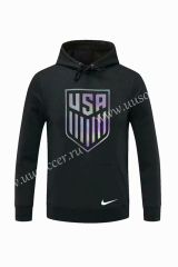 2020-2021 USA Black Thailand Soccer Tracksuit With Hat
