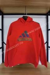 2020-2021 Addi Red Thailand Soccer Tracksuit With Hat-03