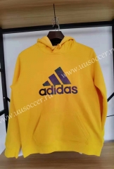 2020-2021 Addi Yellow Thailand Soccer Tracksuit With Hat-16