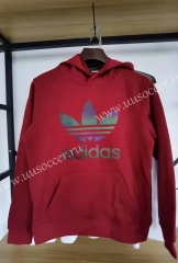 2020-2021 Addi Red Thailand Soccer Tracksuit With Hat-05