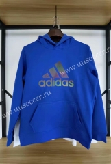 2020-2021 Addi Blue Thailand Soccer Tracksuit With Hat-11