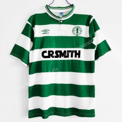 1987-88 Retro Version Celtic Home White & Green Thailand Soccer Jersey AAA-C1046