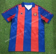 82-84 Retro Version Barcelona Home Red & Blue Thailand Soccer Jersey AAA-503