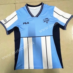 2001 Retro Version Boca Juniors Home Blue & White Thailand Soccer Jersey-818