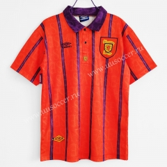 1994 Retro Version Scotland Away Red & Orange Thailand Soccer Jersey AAA-C1046