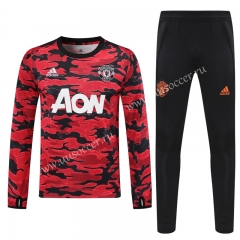 2020-2021 Juventus FC Red & Black Thailand Soccer Tracksuit Uniform-418