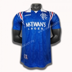 96-97 Retro Version Rangers Home Blue Thailand Soccer Jersey AAA-C1046