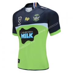 2020-2021 Raiders Away Green Thailand Rugby Shirt