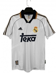 1998-00 Retro Version Real Madrid WhiteThailand Soccer Jersey AAA-C1046