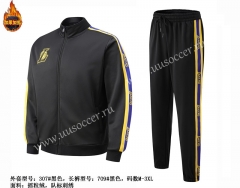 NBA Los Angeles Lakers Black Jacket Uniform-SJ