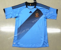 2012 Retro Spain Away Blue Thailand Soccer Jersey AAA-HR