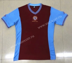 81-82 Retro Version Aston Villa Home Red Thailand Soccer Jersey AAA-HR