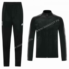 2020-2021 Juventus FC Black Thailand Soccer Jacket Uniform-KS