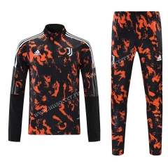 2020-2021 Juventus Orange & Red Training Thailand Tracksuit Uniform-418