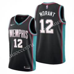 2020-2021 Retro Version NBA Memphis Grizzlies Black#12 Jersey-311