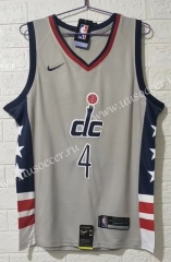 2020-2021 City Version NBA Washington Wizards Gray #4 Jersey