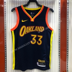 2020-2021 City Version Golden State Warriors Blue #30 Jersey-311