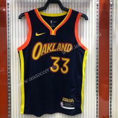 2020-2021 City Version Golden State Warriors Blue #30 Jersey-311