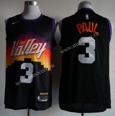 2020-2021 City Versiob NBA Phoenix Suns Black #3 Jersey