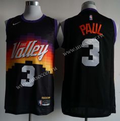 2020-2021 City Versiob NBA Phoenix Suns Black #3 Jersey
